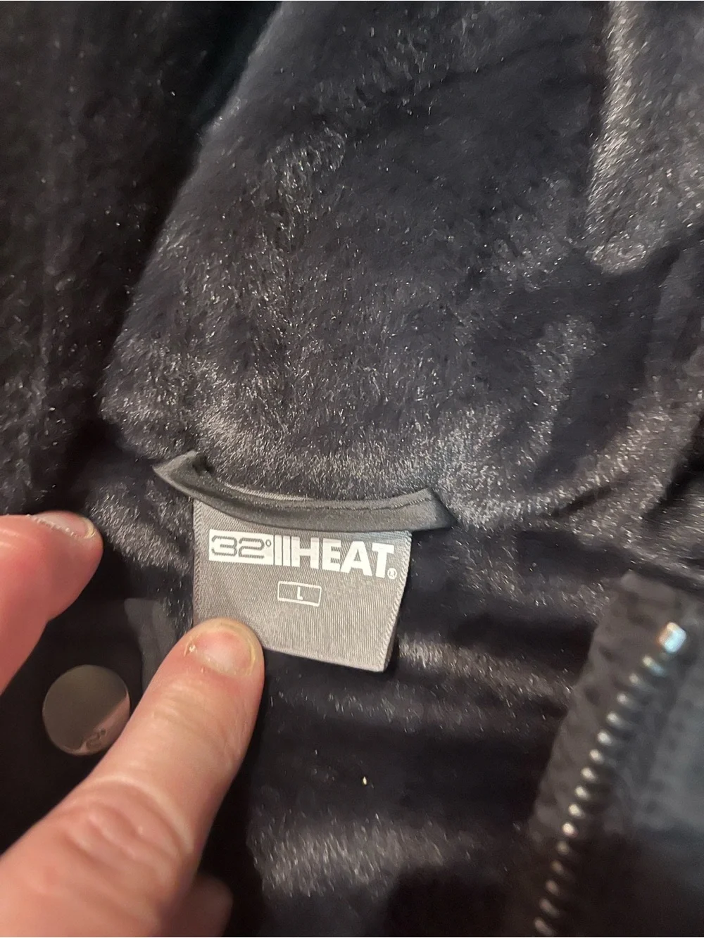 32 Degrees Black Kids Puffer Jacket with Hood